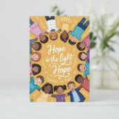 Krebskarten für Kinder Dankeskarte (Stehend Vorderseite)