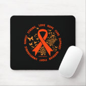 Krebskleidung - Leukämie-Bewusstsein Mousepad (Mit Mouse)