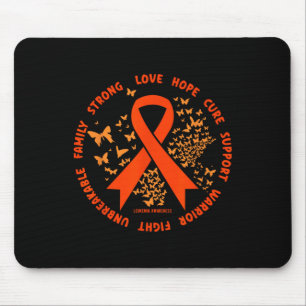 Krebskleidung - Leukämie-Bewusstsein Mousepad