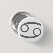 Krebsknopf Button (Vorne & Hinten)