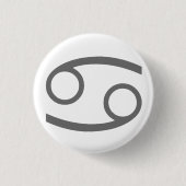 Krebsknopf Button (Vorderseite)