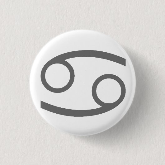 Krebsknopf Button (Vorderseite)