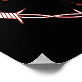 Krebskonstellation Gothic Dark Celestial Art Poster (Ecke)