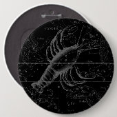 Krebskonstellation Hevelius 1690 Dekor Button (Vorne & Hinten)