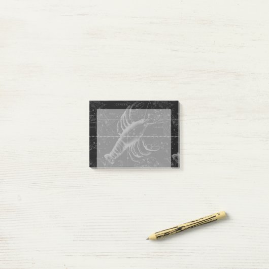 Krebskonstellation Hevelius 1690 Dekor Post-it Klebezettel (Auf Schreibtisch)