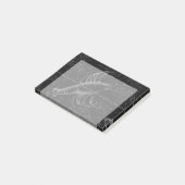 Krebskonstellation Hevelius 1690 Dekor Post-it Klebezettel (angewinkelt)