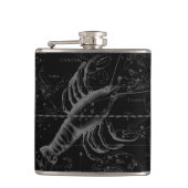 Krebskonstellation Karte Black Hevelius circa 1690 Flachmann (Vorderseite)