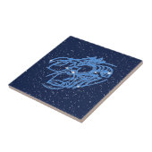 Krebskonstellation und Sonnensignatur mit Sternen Fliese (Seite)