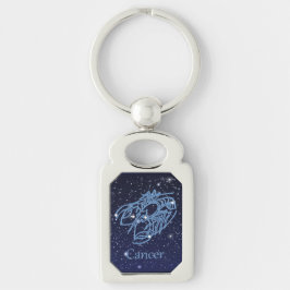 Krebskonstellation und Sternzeichen Schlüsselanhänger