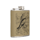 Krebskonstellation von Hevelius um 1690 Flachmann (Rechts)