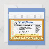 Krebskostenloser RX für Spaß Einladung (Vorderseite)