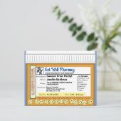 Krebskostenloser RX für Spaß Postkarte (Stehend Vorderseite)