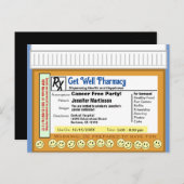 Krebskostenloser RX für Spaß Postkarte (Vorne/Hinten)