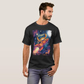 Krebskrabbe-Astrologie-Mondrakete Zodiakoroskop T-Shirt (Vorne ganz)