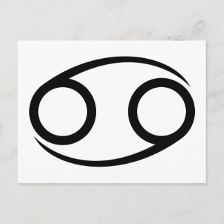 Krebskrabbe Grieche Astrologie Horoskop zodiac Postkarte