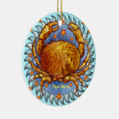 Krebskrebs Geburtstagsschmuck Keramik Ornament (Rechts)