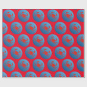 Krebskrebs Zodiac Thunder_Cove Geschenkpapier (Flach)