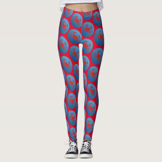 Krebskrebs Zodiac Thunder_Cove Leggings (Vorderseite)