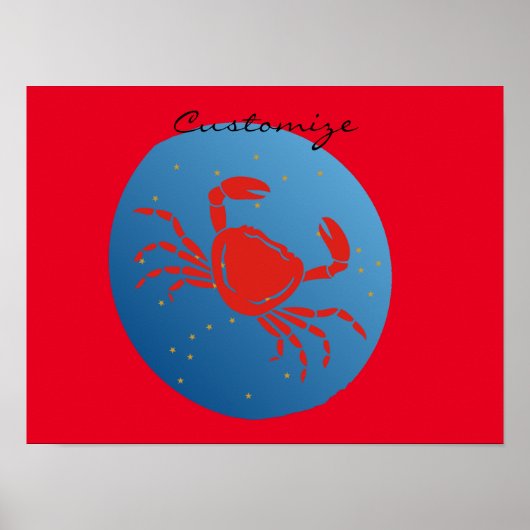 Krebskrebs Zodiac Thunder_Cove Poster (Vorne)