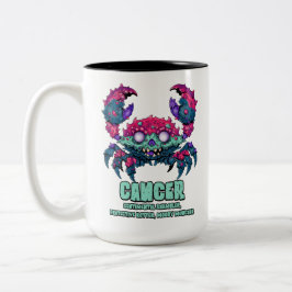 Krebskrebs Zombie Zweifarbige Tasse