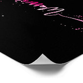 Krebskrieger Brustkrebs-Bewusstseinsdragonfly Poster (Ecke)