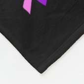 Krebskrieger I'm Fine Fleecedecke (Ecke)