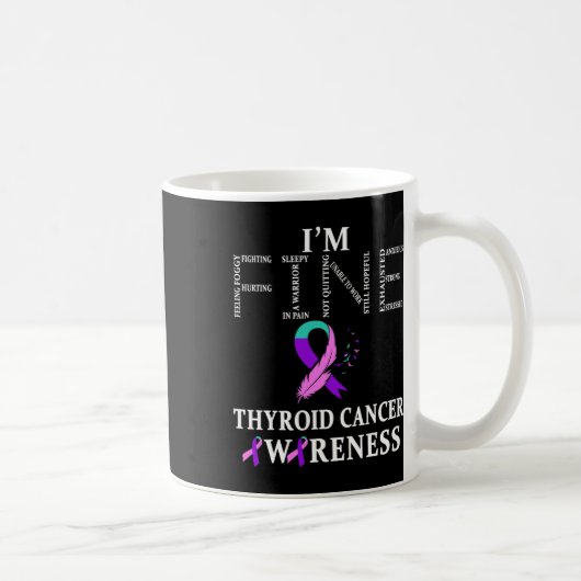 Krebskrieger I'm Fine Kaffeetasse (Rechts)