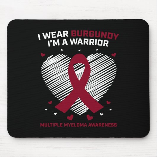 Krebskrieger Multiples Myelom-Bewusstsein Pr Mousepad (Vorne)