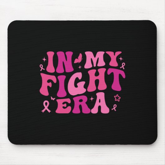 Krebskrieger rosa Schleife Mousepad (Vorne)