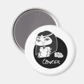 Krebsmagnet Magnet (Vorderseite/Rückseite)