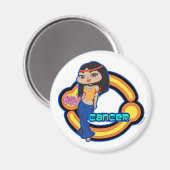 Krebsmagnet Magnet (Vorderseite/Rückseite)