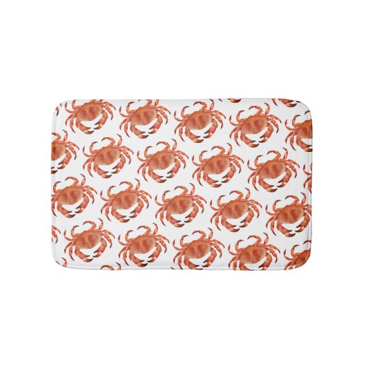Krebsmuster Badematte (Vorderseite)