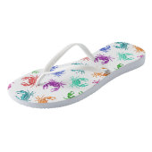 Krebsmuster Badesandalen (Schrägansicht)