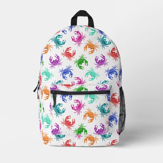 Krebsmuster Bedruckter Rucksack (Vorderseite)