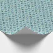 Krebsmuster der gefärbte Krawatte Geschenkpapier (Ecke)