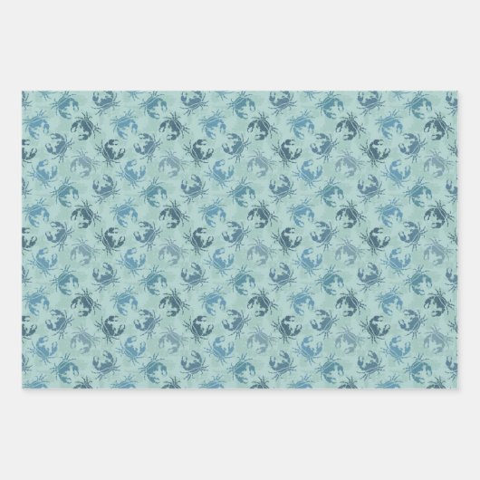 Krebsmuster der gefärbte Krawatte Geschenkpapier Set (Vorderseite 3)