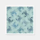 Krebsmuster der gefärbte Krawatte Serviette (Vorderseite)