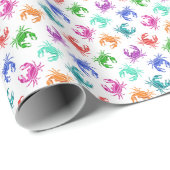 Krebsmuster Geschenkpapier (Rolleneckpunkt)