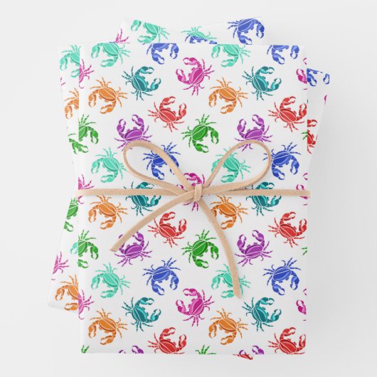 Krebsmuster Geschenkpapier Set (Beispiel)