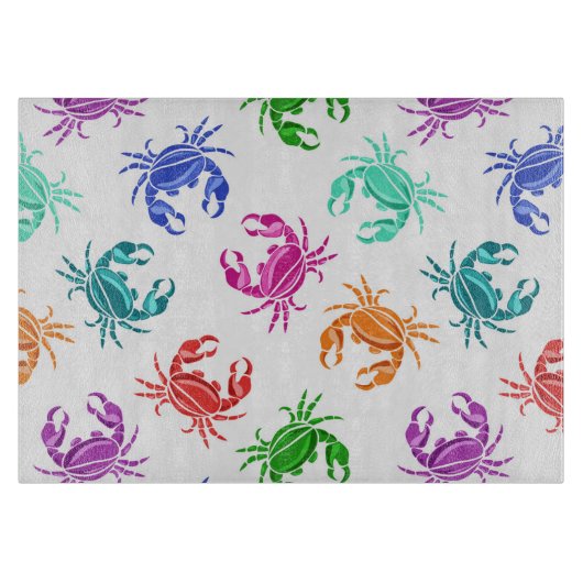 Krebsmuster Schneidebrett (Vorderseite)