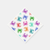 Krebsmuster Serviette (Ecke)