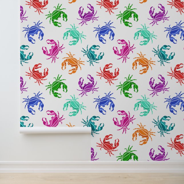 Krebsmuster Tapete (Anwendung)