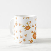 Krebsmuster-Tasse Kaffeetasse (Vorderseite Links)