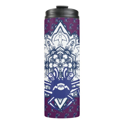 Krebsmuster Thermosbecher (Vorderseite)