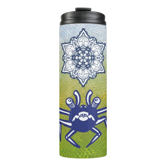 Krebsmuster Thermosbecher (Vorderseite)