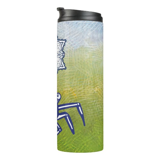 Krebsmuster Thermosbecher (Nach rechts gedreht)