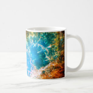 Krebsnebel Supernova-Rest Hubble-Weltraumfoto Kaffeetasse