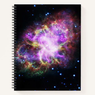 Krebsnebel-Supernova-Überrest Hubble-Komposit Notizblock