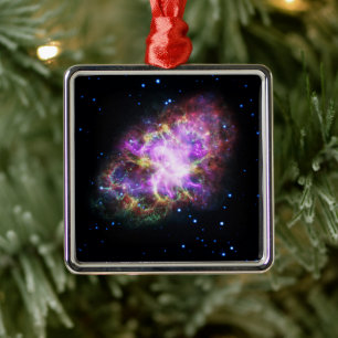 Krebsnebel-Supernova-Überrest Hubble-Komposit Ornament Aus Metall