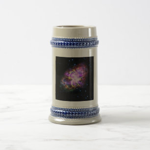 Krebsnebel-Supernovaüberrest Hubble-Komposit Bierglas